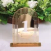 Gold Arch Table Numbers Full Striped Cut-Out