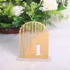 Gold Arch Table Numbers Half Curve Line