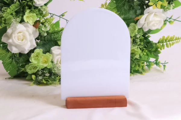 Blank Acrylic Wedding Table Signs Blank